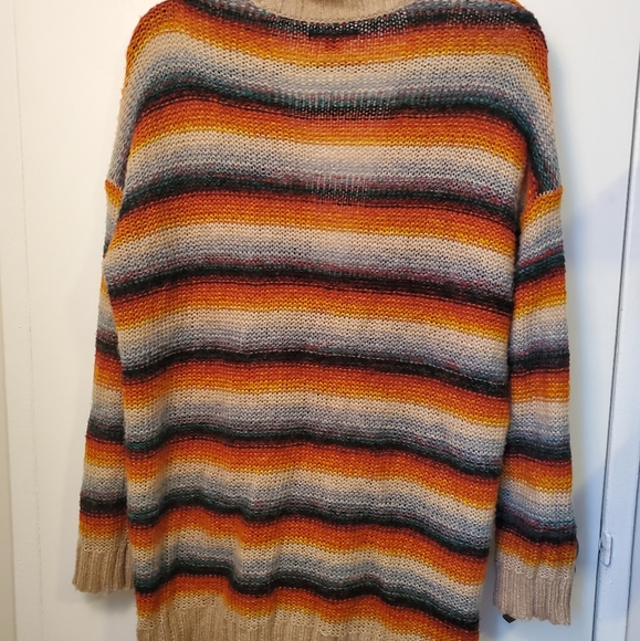 American Eagle Long Rainbow Knit Cardigan - Picture 2 of 2